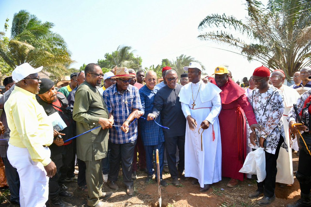 PeterObi's tweet photo. Today, I was a guest at two special and memorable events, a Guest Speaker in 2 remarkable institutions in Abia State; first at Methodist College, Uzuakoli, celebrating its Centenary Anniversary and then at the Annual Meeting of Government Boys College Umuahia, which was hosted by their Class of 1974, celebrating their 50 years as Alumni members. 

Through many decades of educational growth and development, these renowned institutions have raised many national figures whose contributions to our national development remain immeasurable. For example, Methodist College Umuahia produced the Late Dr Michael Okpara, the first premier of the Eastern Region of Nigeria; the Late Clement Isong who was the governor of the Central Bank of Nigeria and an elected Governor of Cross River State, and a fine jurist, Sir Egbert Udo Udoma, a former judge of the Supreme Court of Nigeria, to mention but a few. Government Boys College Umuahia produced best-selling authors like Chinua Achebe, Ken Saro-Wiwa, Elechi Amadi, Christopher Okigbo, and so on.

In my little contribution, I appreciate everyone who has, in any way, contributed to the sustenance of educational growth in both institutions through these years. In interacting with the students, I encouraged them to always appreciate the formation they receive from their teachers both in learning and in character. I urged them to always look up to their old boys, who have grown to become responsible members of society, contributing productively to our national development.

I also leveraged the opportunity to call on the alumni body to remain supportive of the institutions as a way of giving back to society through investment in education.
The seeds of educational investments we sow today will grow into the harvest of national development in New Nigeria, which is possible. -PO