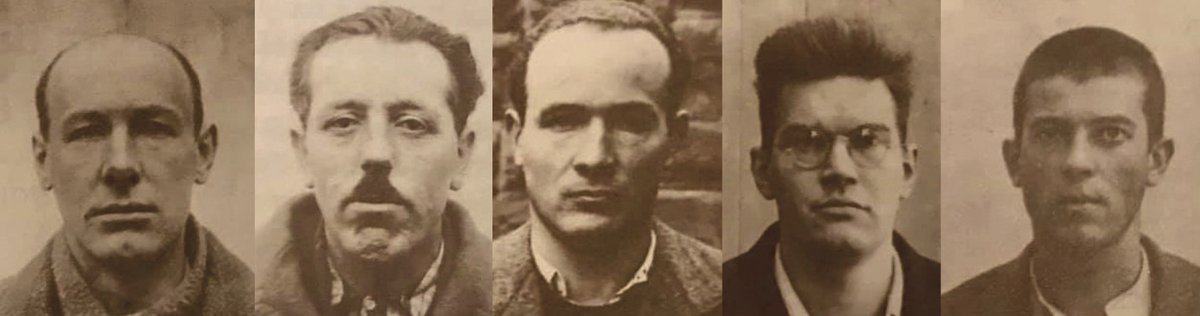 ANPIRomaPosti's tweet photo. Il #15dicembre 1941 presso il poligono di tiro di #Opicina le autorità fasciste fucilarono i #patrioti:#ViktorBobek, #SimonKos,#IvanIvančič, #PinkoTomažič e #IvanVadnal.Dopo l'eccidio i corpi vennero sepolti in una fossa comune.Solo dopo la #Liberazione le salme furono riesumate. https://t.co/tLkdDQMraS