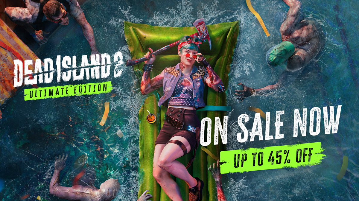 deadislandgame's tweet photo. For the first time ever, the Ultimate Edition is slashed by a massive 45% off on Steam! Don't miss your chance to gear up and raise hell in Hell-A at a killer price 

🧟‍♂️👉https://t.co/PeGZ1XWrBU

#DeadIsland #SeeYouInHELLA https://t.co/8uhqSTPwQl