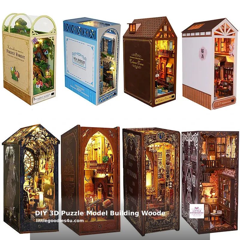 littlegoodies17's tweet image. Unlock creativity with the DIY 3D Puzzle Miniature Wooden Bookshelf Kit! Perfect for hobbyists of all levels. Assemble your own enchanted doll house with LED lights. A joyful escape &amp;amp; stunning display! Only $37.62! ✨📚 #DIY3DPuzzle #MiniatureBookshelf littlegoodies4u.com