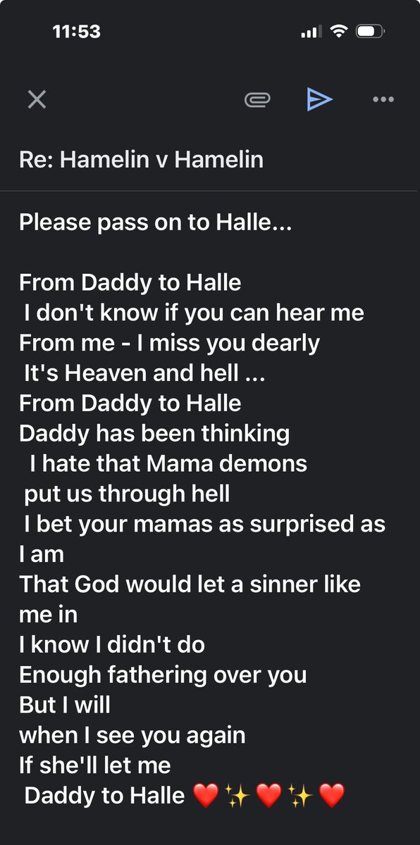 TedHamelin's tweet photo. From Daddy to Halle
Amazing new song from Ted Hamelin &amp; the Rising Phoenix https://t.co/QQQKzTSckK