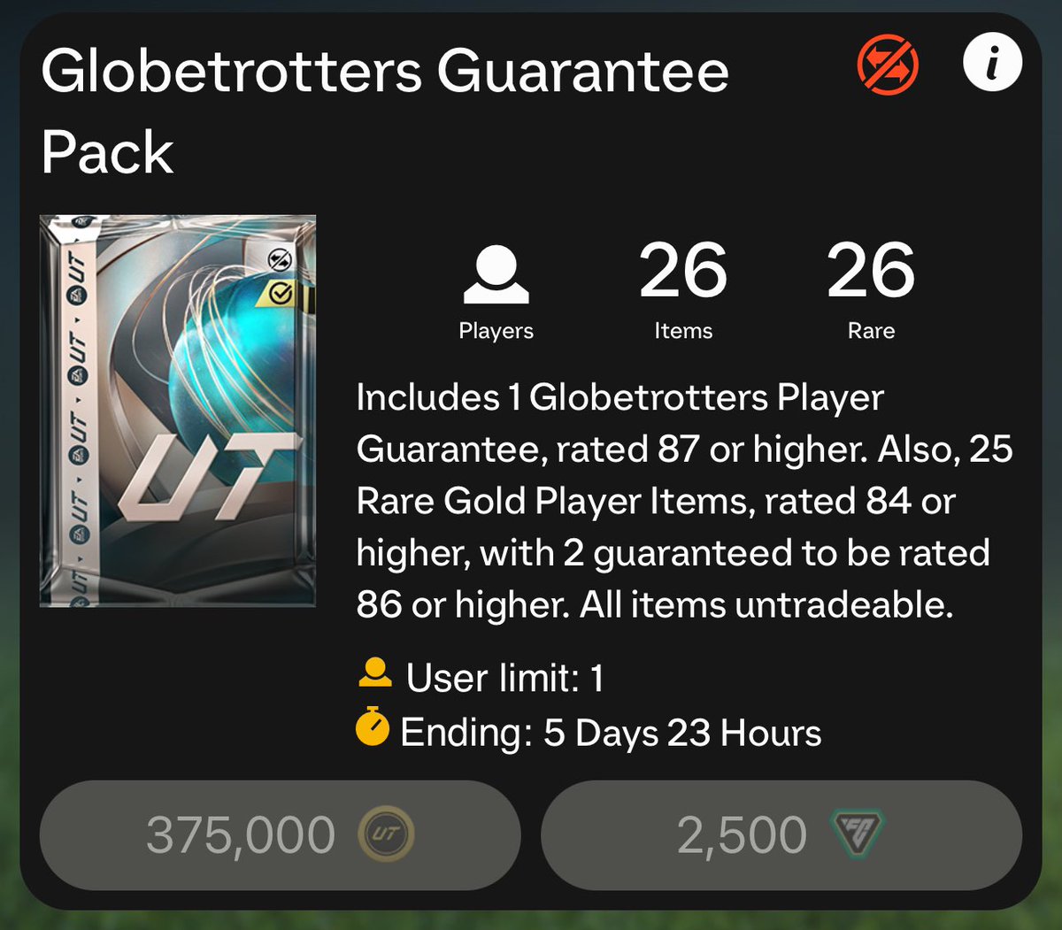 Who wants to open the Guaranteed Globetrotters pack? 

• 🎮 Comment your platforms
• ♻️ RT 
• ✅ Follow for DMs 

#FC25