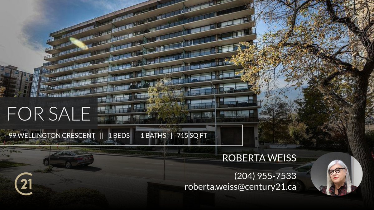 robewe's tweet image. River view! Osborne Village! Ready for the movers!! Interest rates are down again. Make the commitment NOW!! Call your Realtor. c21.ca/mls/202425920
