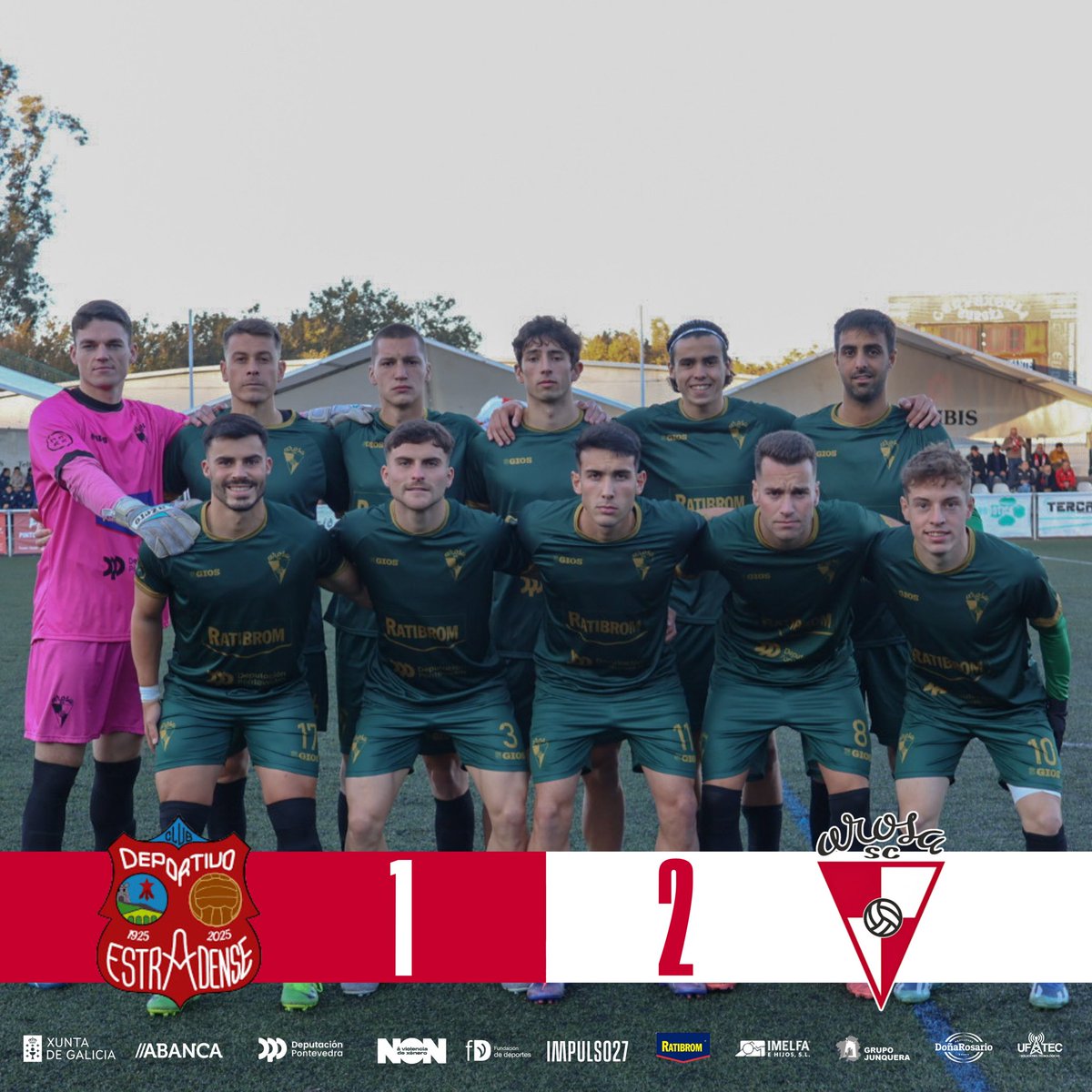 ArosaSCOficial's tweet photo. #TerceraFederación | ENORME, EQUIPO! ENORME, AFECCIÓN! 

#ForzaArosa #ArosaSC https://t.co/wW9r50e8tg