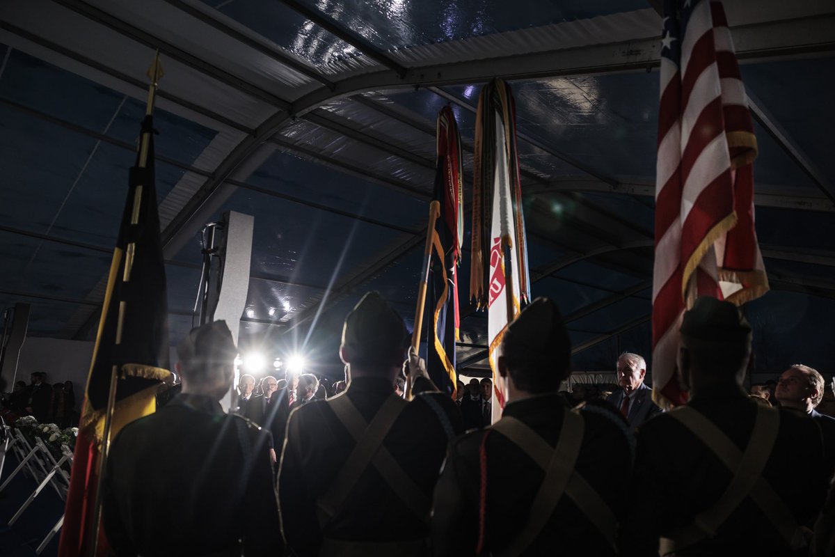 🇧🇪🤝🇺🇸 80 years ago, the USA fought the #BattleoftheBulge to help Belgium regain its fundamental freedoms &amp; rights. We honor their #WWII sacrifice and our historic bound at the Mardasson Monument in #Bastogne, an everlasting symbol of respect and friendship between our countries.