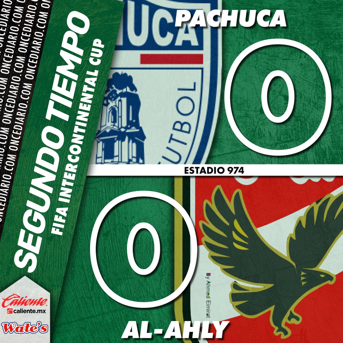 oncediariomx's tweet photo. #FIFAIntercontinental | SEMIFINAL | Min 46’ ⏱
Arrancó la parte complementaria.
👉 Apuesta aquí https://t.co/bbgMQPgXNy https://t.co/FdygQ4n2FY