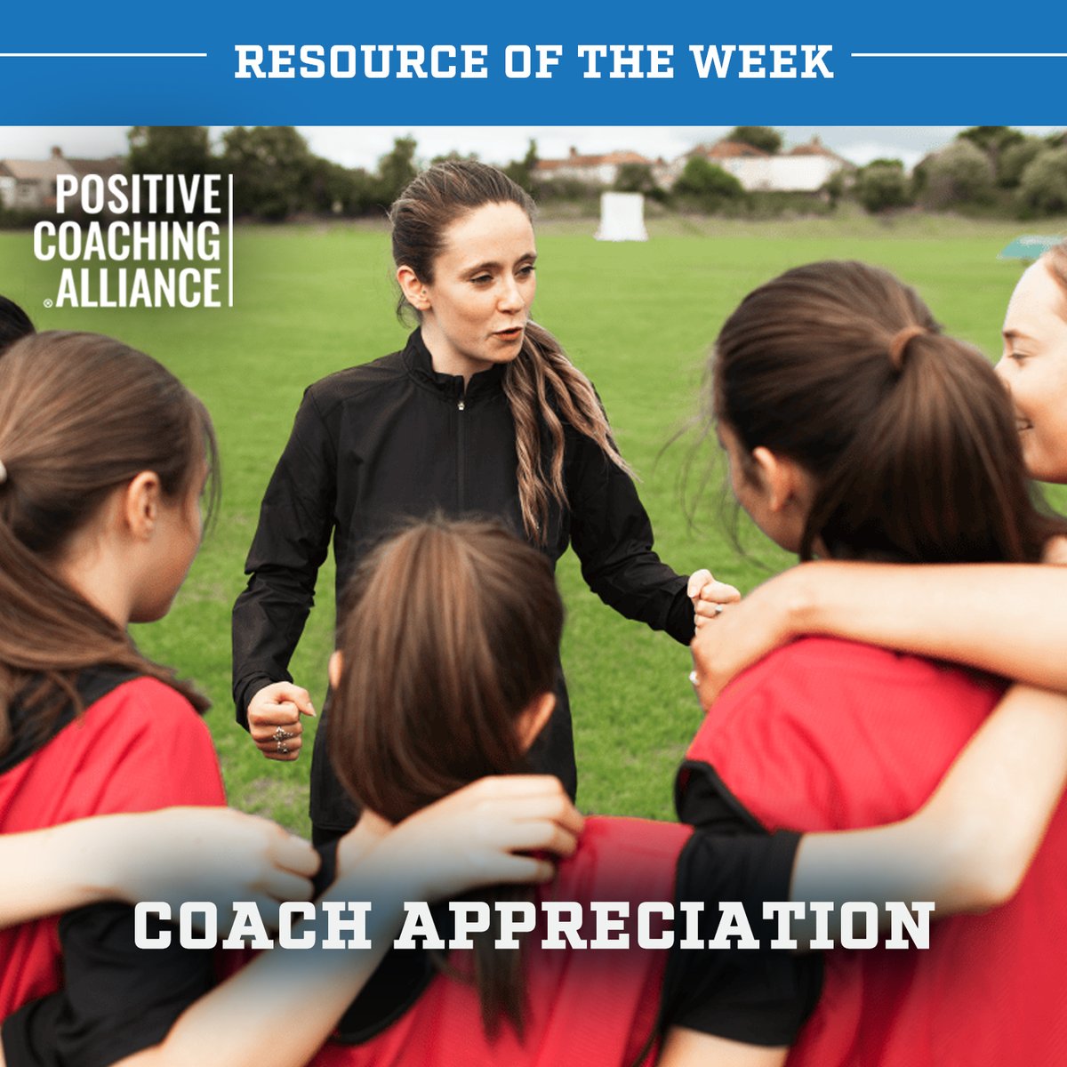 PositiveCoachUS's tweet photo. Coaches change lives.🏅Show your gratitude and learn creative ways to celebrate the positive impact they have on and off the field. This week’s Resource of the Week is all about giving coaches the recognition they deserve.
🔗https://t.co/hFBnyruVVs
#PCAProud #PositiveCoaching https://t.co/orpqt9AxWC