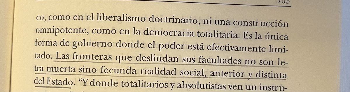 El liberalismo es estatista.