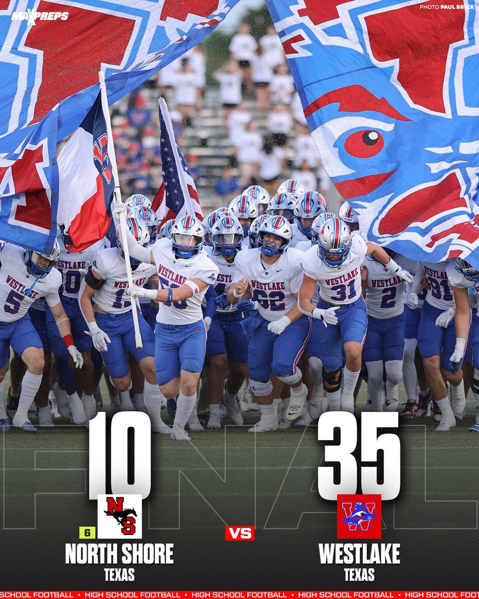 Westlake (TX) DOMINATES No. 6 North Shore in a 35-10 victory. 👀

The Chaparrals advance to the Texas D1 6A state final.

Top 10 Games of the Week ⬇️
maxpreps.com/news/gIW88-0pP…