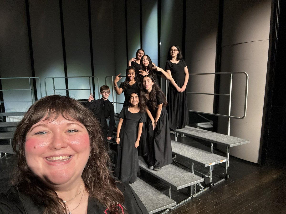 We’ve been spending our Saturday getting ready for the All Region Concert tonight! Congrats again to our wonderful choir students that made the choirs! #KMSCougarPride #KMSChoir