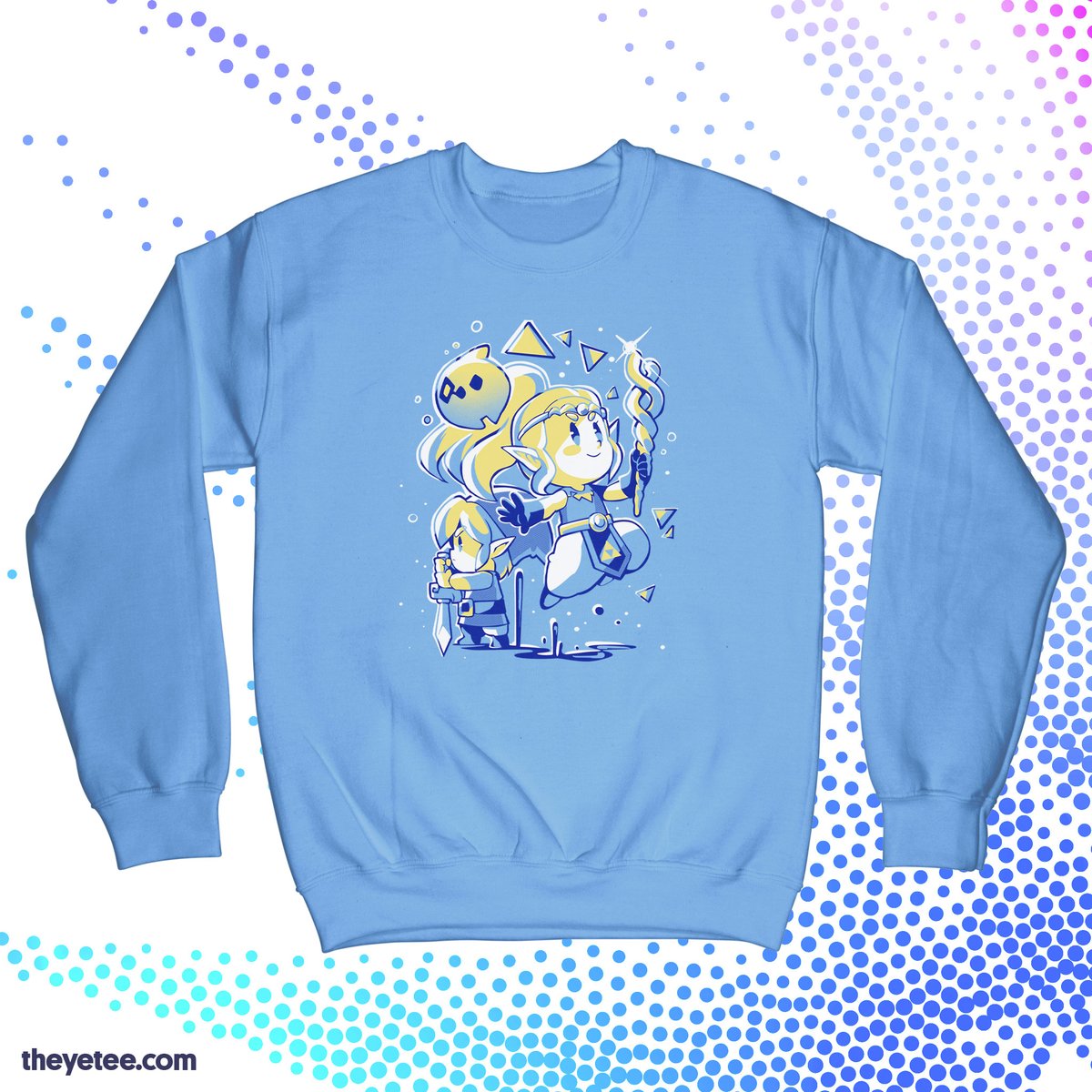 リンク(ゼルダの伝説) ,ゼルダ姫 「Here she goes again on her own. Designed」|The Yetee 🌈のイラスト