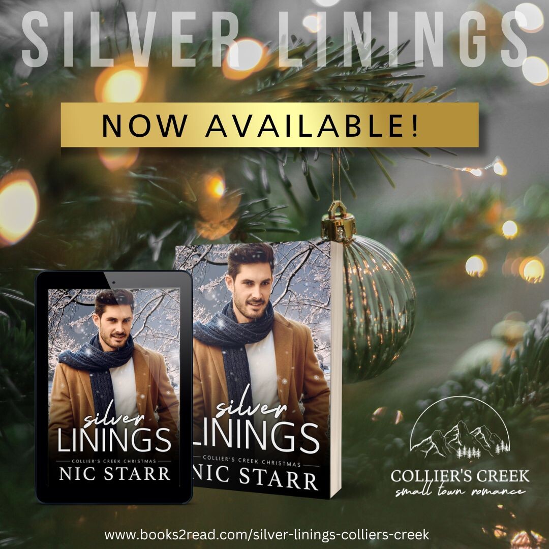 Do you love a romance featuring an existing couple? Come meet Cam and Greg in SILVER LININGS. It's got all the holiday feels ❤️ 

#mmromance #mmholidayromance #smalltownromance #collierscreek

books2read.com/silver-linings…