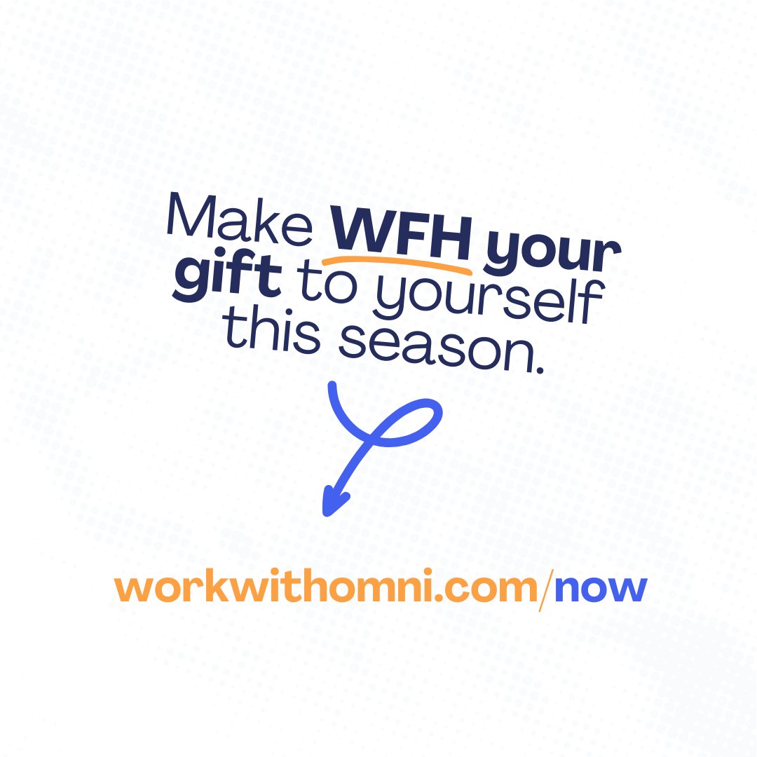 Tired of crowded malls and holiday stress? Switch to a WFH gig with Omni.

-
#WFH #RemoteWork #FlexibleWork #StressFreeLiving