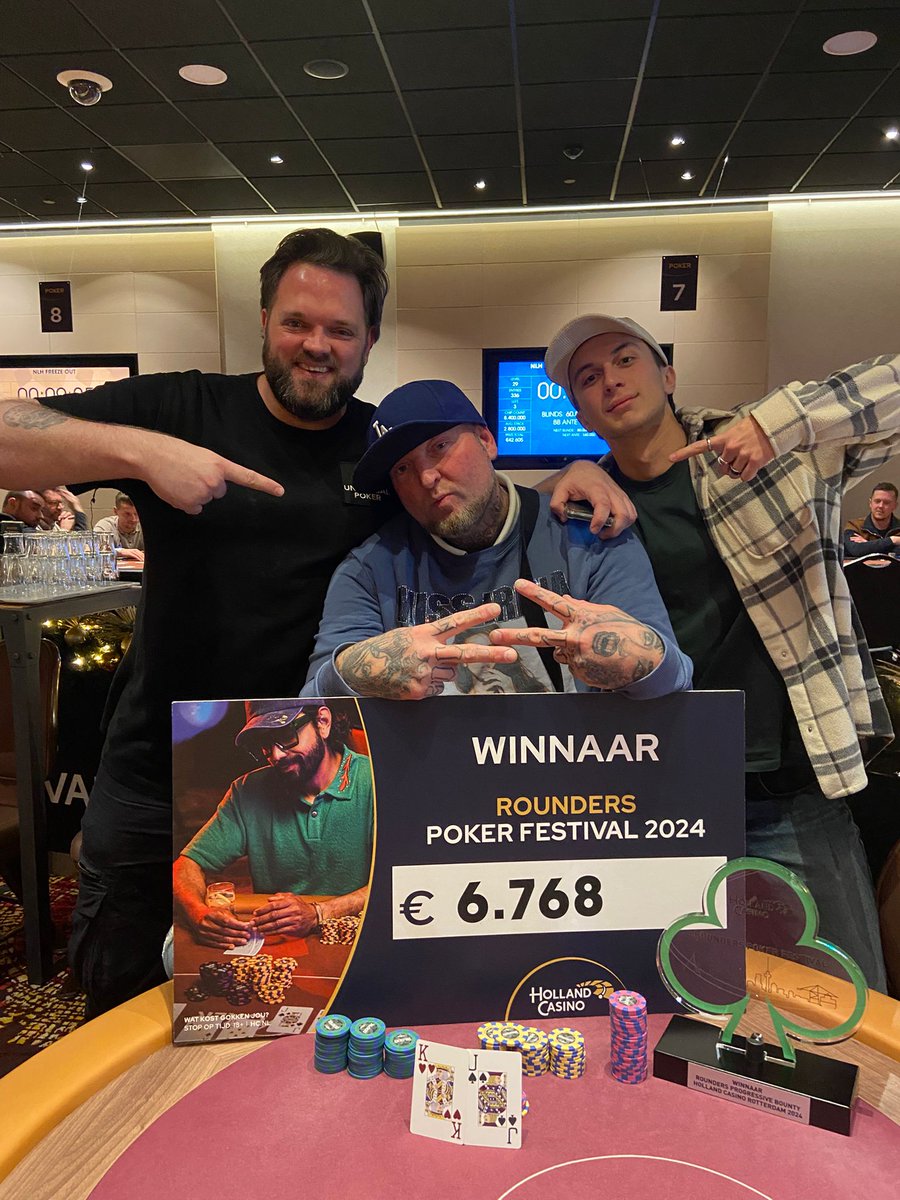 Chopped the €250 PKO 3-way in <a href="/hollandcasino/">Holland Casino</a>  this week.

The number below +€1222 in  bounties, making this €7990 score my biggest score ever!