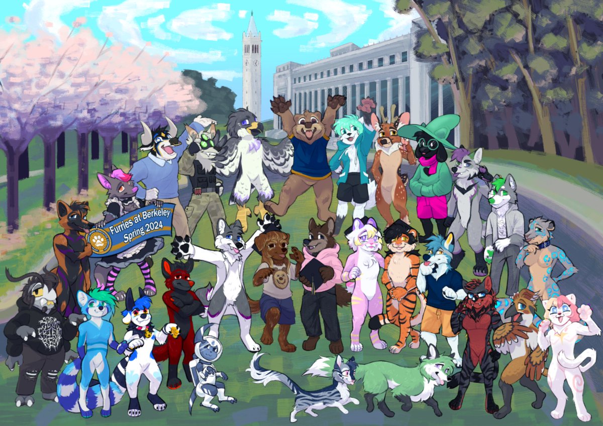 Taking a walk on campus is a great way to destress during finals season! Thank you to all our golden bear friends this semester 🐻🫶

🎨 yourfriendren.com