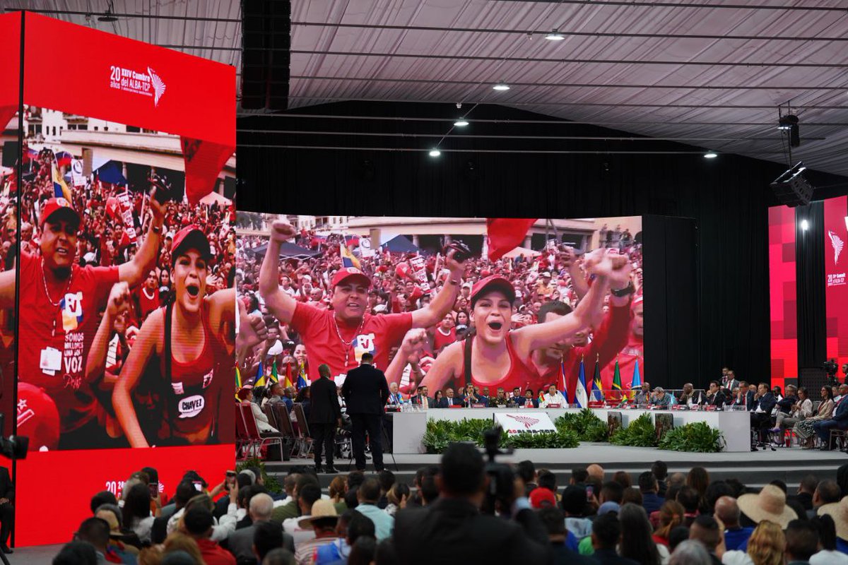 #EnFotos | XXIV Cumbre del ALBA-TCP celebró 20 años de la fundación de la Alianza. 

#14Dic 
#20AñosDelALBA