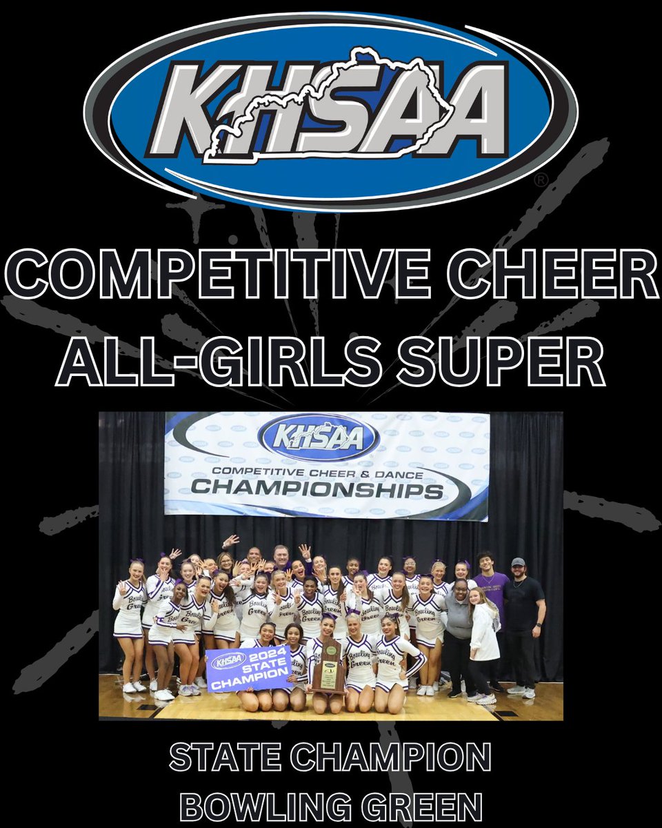 KHSAA's tweet image. Congrats to our STATE CHAMPION in All-Girls Super - BOWLING GREEN. #khscc