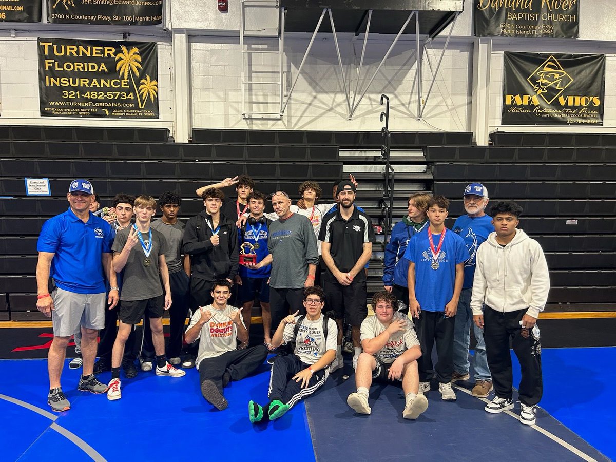 Sebastian River High School Athletics (@srhs_sport) on Twitter photo The wrestling team finished 2nd today at Merritt Island, with 10 medalist and 4 individual champions. #sharksinthewater ๐ฆ <a href="/SRHS_SHARKS/">Sebastian River HS</a> <a href="/SharksWrestle/">Shark Wrestling</a> <a href="/shark/">@shark</a> The wrestling team finished 2nd today at Merritt Island, with 10 medalist and 4 individual champions. #sharksinthewater ๐ฆ <a href="/SRHS_SHARKS/">Sebastian River HS</a> <a href="/SharksWrestle/">Shark Wrestling</a> <a href="/shark/">@shark</a>