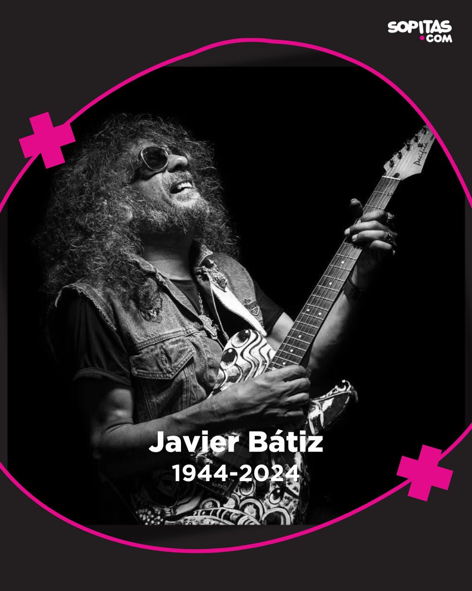sopitas's tweet photo. Descanse en paz, Javier Bátiz.
Javier, el gran "Brujo" y maestro del blues en México, falleció a los 80 años. Claudia Madrid, su compañera de vida, lo confirmó en sus redes sociales.

Su música transformó el rock mexicano y su influencia impactó a generaciones enteras, inspirando a artistas como Carlos Santana. 🎸✨

Con su estilo único y su espíritu como mentor, Bátiz se convirtió en un ícono cultural cuyo legado trasciende generaciones.

¡Gracias por tanto, maestro! 🖤🎸