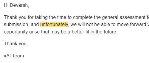 devarshh_08's tweet image. A glimpse of the many rejections I&apos;ve gotten applying for internships, the rejections are oddly motivating.

Despite all these, I kept applying at hundreds of places and finally landed an internship at Orinson Technologies!