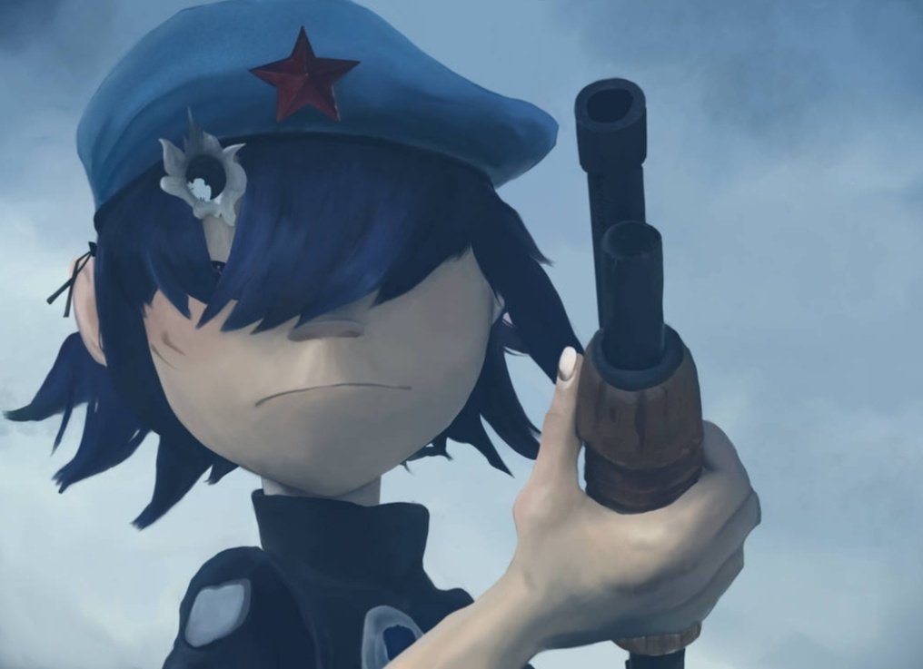 Cyborg Noodle's 3D model is so awesome, she might be my favorite Gorillaz 3D model so far