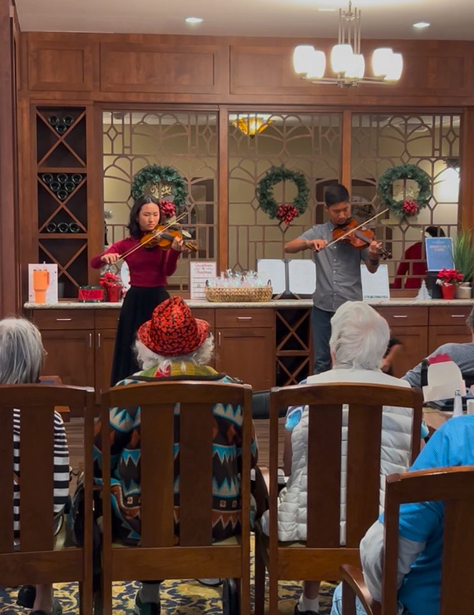 Kids giving glory to God by sharing love to the blessed elderly who give immense love to share their wisdom for all of us younger folk: Watermark Sr. Center! 

“Stand up in the presence of the aged, show respect for the elderly and revere your God." 
Leviticus 19:32

“You who are