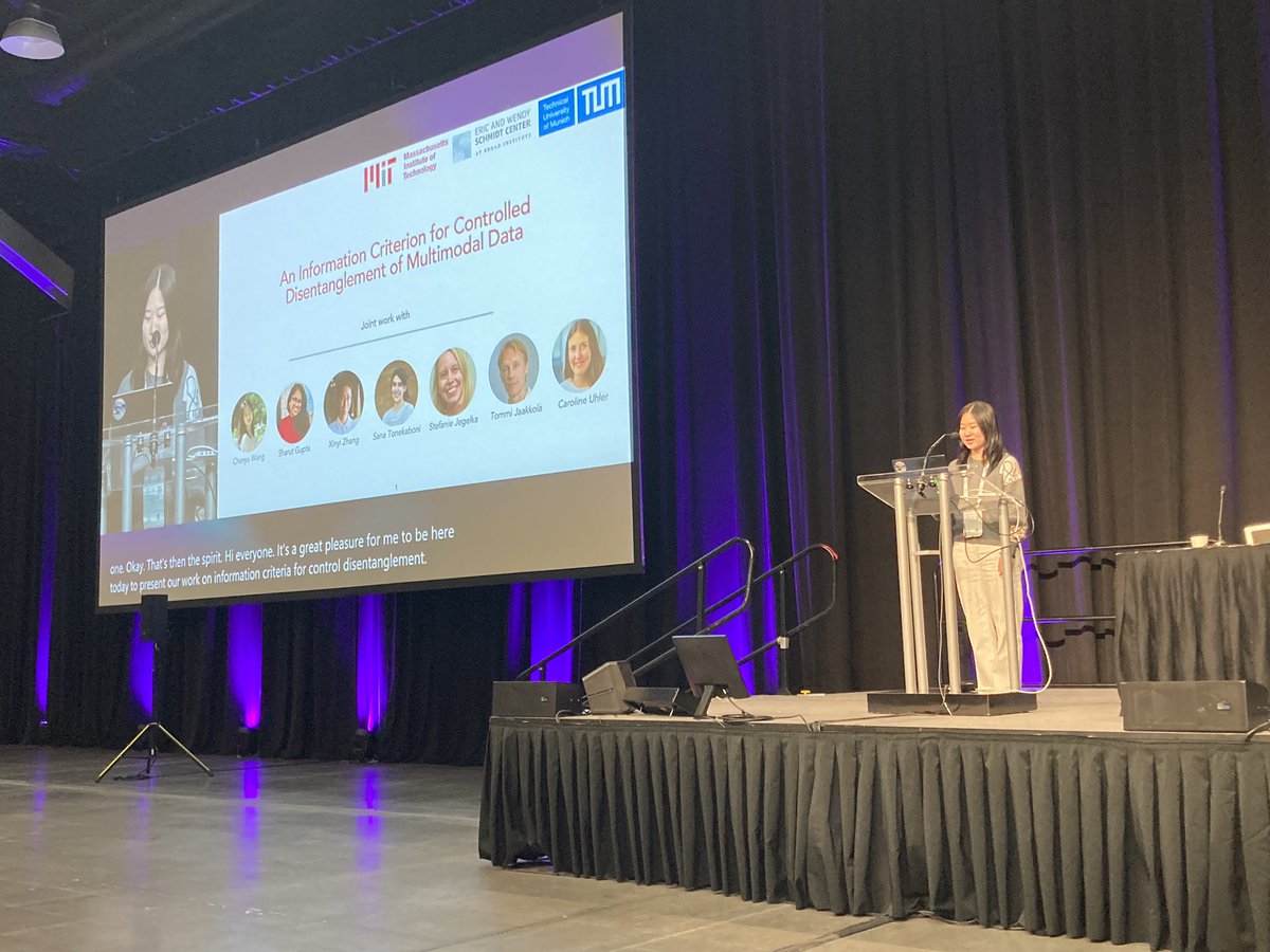 UniReps (@unireps) on Twitter photo We continue with Chenyu Wang, presenting "An Information Criterion for Controlled Disentanglement of Multimodal Data" 👏 We continue with Chenyu Wang, presenting "An Information Criterion for Controlled Disentanglement of Multimodal Data" 👏