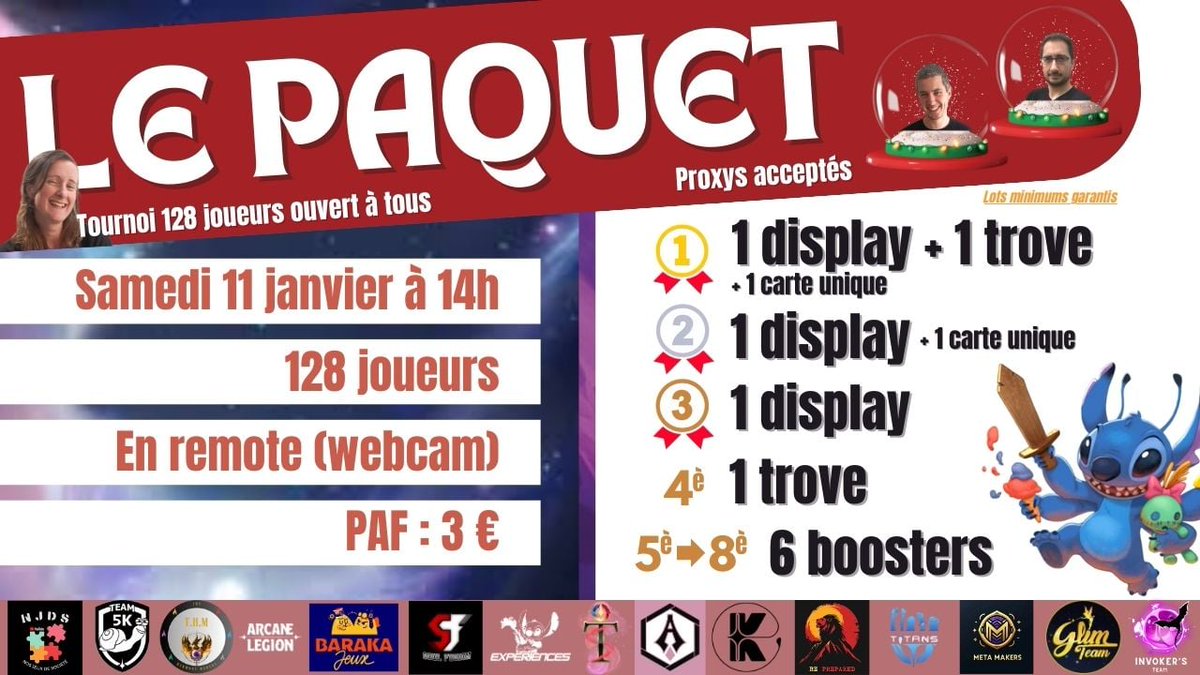 EXP_Naok's tweet image. Inscription faite ✅ 
On va représenter la team avec @EXP_Miinato et @_Dhabz 
@TeamExpLorcana 🧪