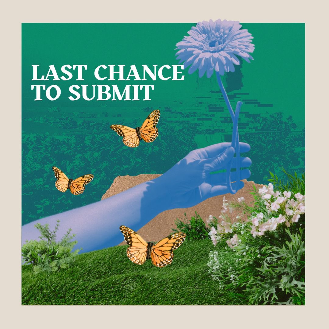 45thParallelMag's tweet photo. our submission period closes tomorrow, december 15! send us your fiction, nonfiction, poetry, and art that puts the “art” in STEAM 🎨🌱💫🪐⚖️🔮📚 https://t.co/2FgNDl4ir3