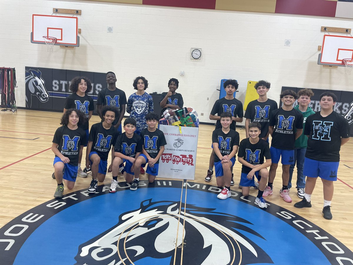 Robert Casias (@coachcasias) on Twitter photo Thank You to All the Athletes that donated to the Toys for Tots.
We filled both boxes!!
What a great way to start the holiday season.
Thank you!
<a href="/NISDStraus/">Joe Straus III Middle School</a> <a href="/coachesalas/">Eddie Salas</a> Thank You to All the Athletes that donated to the Toys for Tots.
We filled both boxes!!
What a great way to start the holiday season.
Thank you!
<a href="/NISDStraus/">Joe Straus III Middle School</a> <a href="/coachesalas/">Eddie Salas</a>