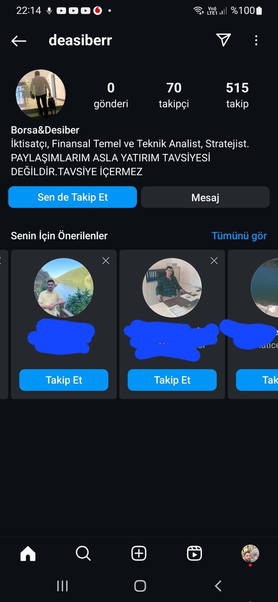 Semihark10's tweet photo. Yine bir Sahte hesab vakası...şikayet edildi gereği yapıldı...#desiber https://t.co/LZTc5rEkkM
