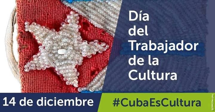 Felicitamos a todos los trabajadores de la cultura en este 14 de diciembre. Un abrazo muy fuerte!!!
 #CubaEsCultura #Matanzas #MatancerosEnVictoria