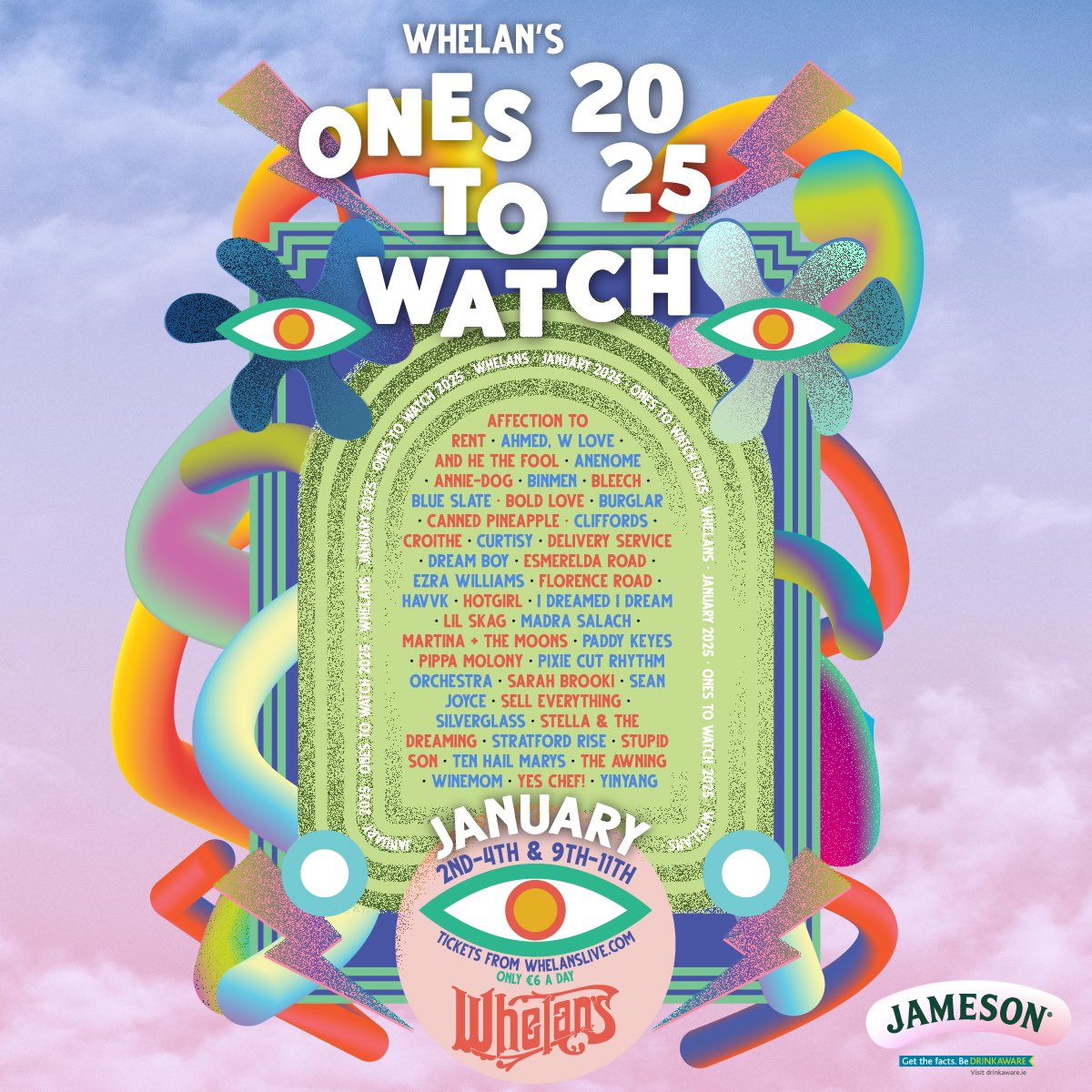 We are playing Whelan’s Ones to Watch in Dublin January 2025 !! 🗡️manymanymany Irish acts to enjoy xx
<a href="/whelanslive/">Whelan's</a> <a href="/jamesonwhiskey/">Jameson Whiskey</a> 🥀🖤

Announcement of day&amp;time to come x