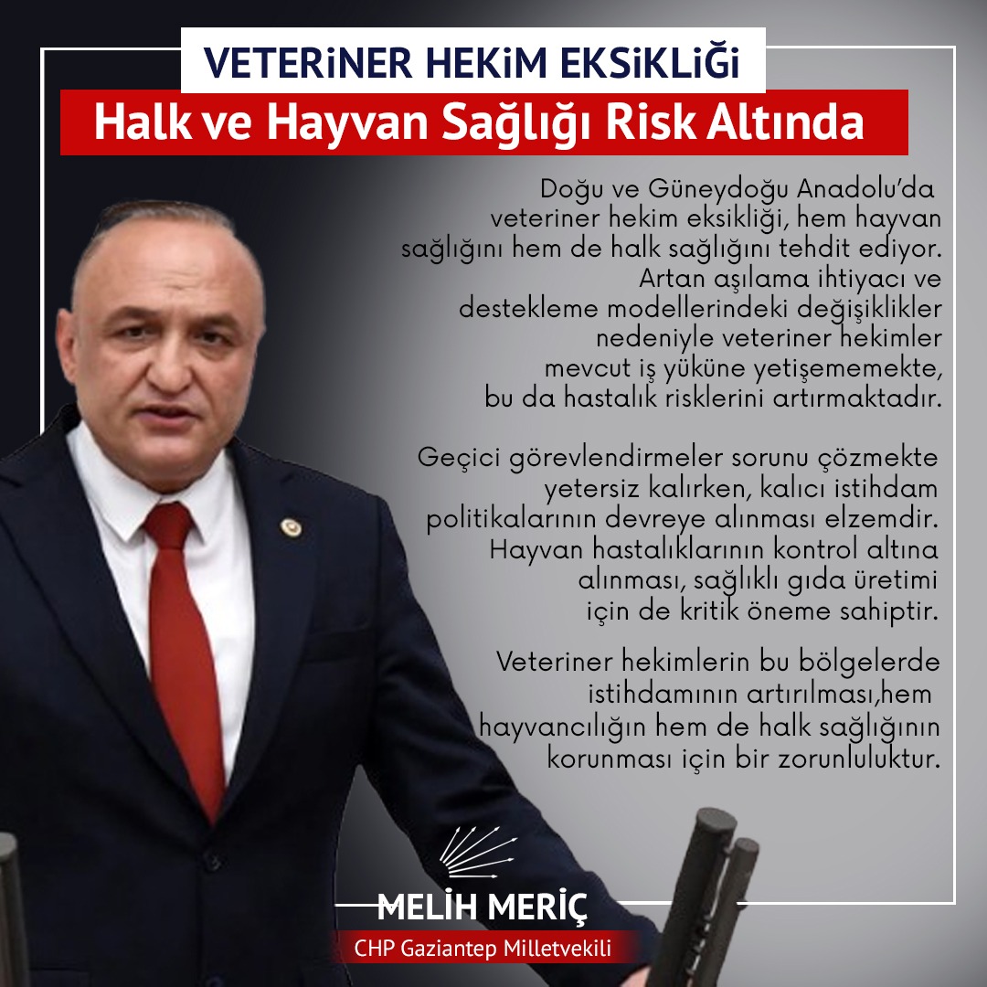 Veteriner Hekim Eksikliği: Halk ve Hayvan Sağlığı Risk Altında

Doğu ve Güneydoğu Anadolu’da veteriner hekim eksikliği, hem hayvan sağlığını hem de halk sağlığını tehdit ediyor. Artan aşılama ihtiyacı ve destekleme modellerindeki değişiklikler nedeniyle veteriner hekimler mevcut