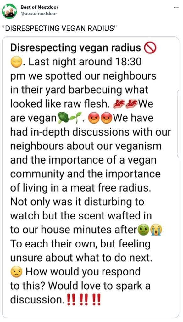 Sassafrass_84's tweet image. I would BBQ more meat. Stay in your lane vegans.