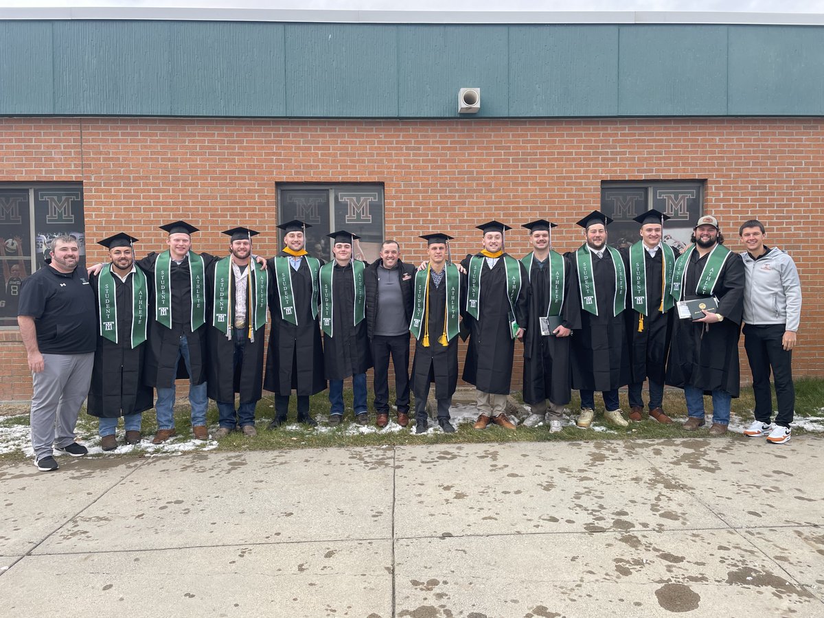 This is what it’s all about! Awesome to celebrate these 11 Fall Graduates today!! Damn proud of you fellas! Your accomplishments have been tremendous here at Tech! You have made me a better person and coach! Love you fellas!! Huge congrats! 
#Family