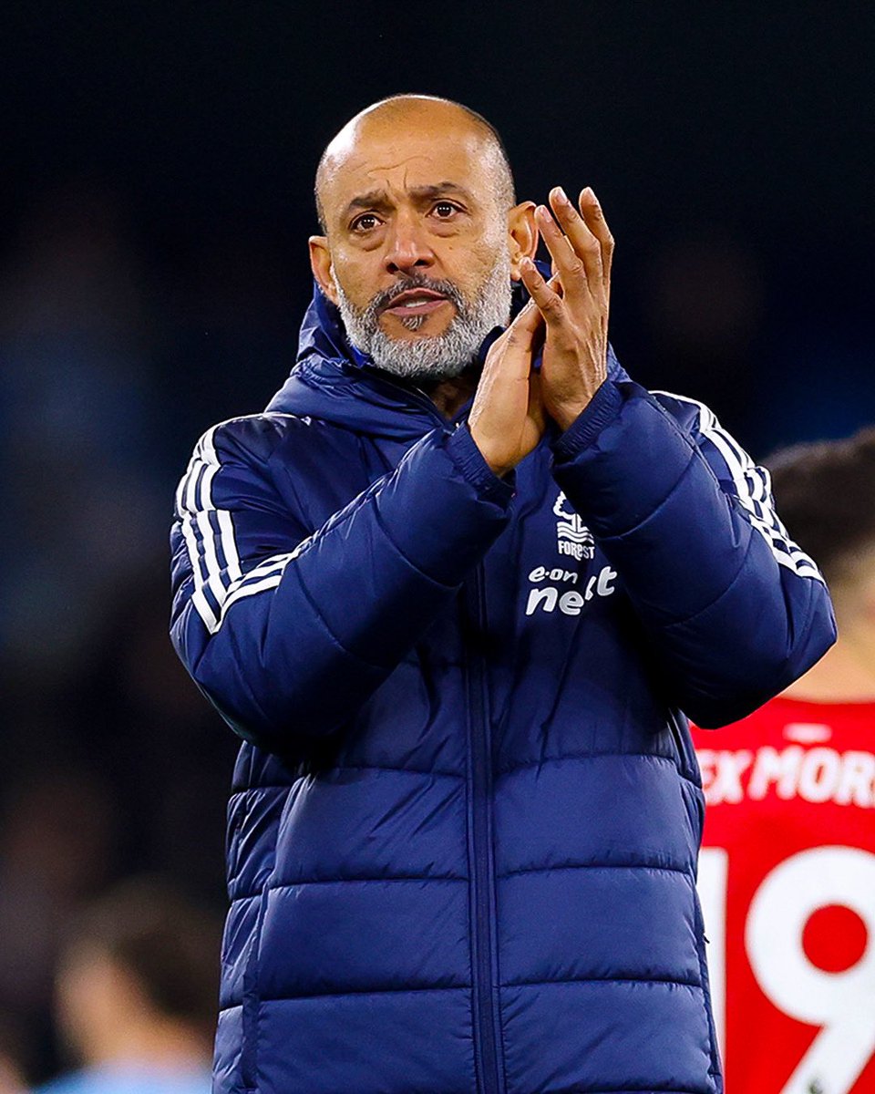 footballontnt's tweet photo. Before the season started, Nuno Espírito Santo was among the favourites to be the first Premier League manager to get sacked… 

16 games in and Nottingham Forest are sat fourth in the table - above Man City, Man United and Aston Villa. 

What a job 👏 https://t.co/qNaVVs3Gxz