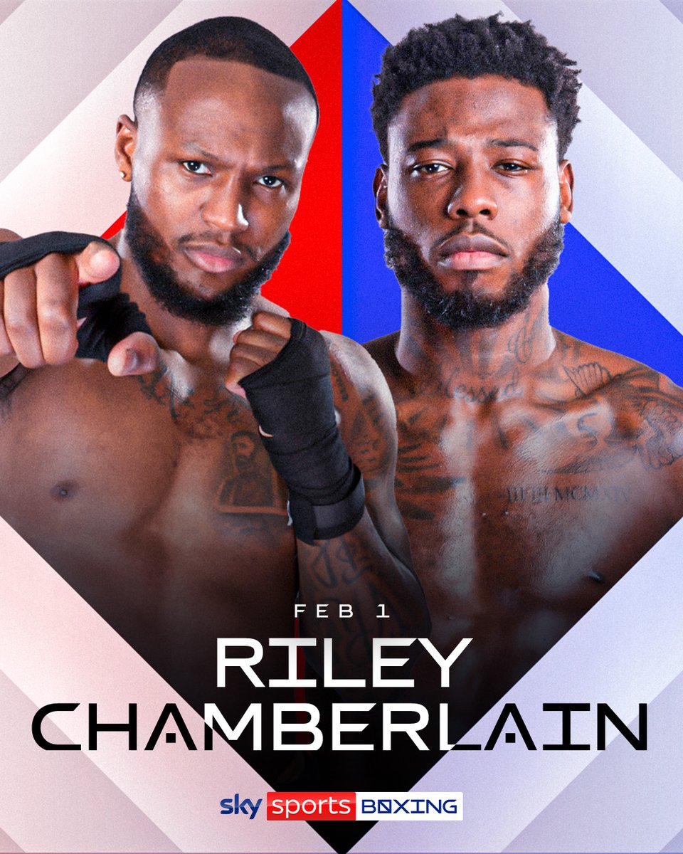 Viddal Riley 🆚 Isaac Chamberlain. February 1. 

The fight is on.