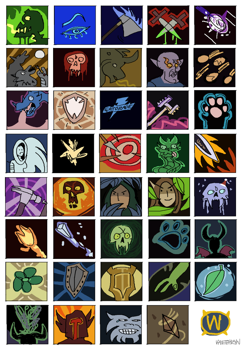 vaethryn's tweet photo. a while ago i drew all the spec icons very badly https://t.co/VNilzo5hbV