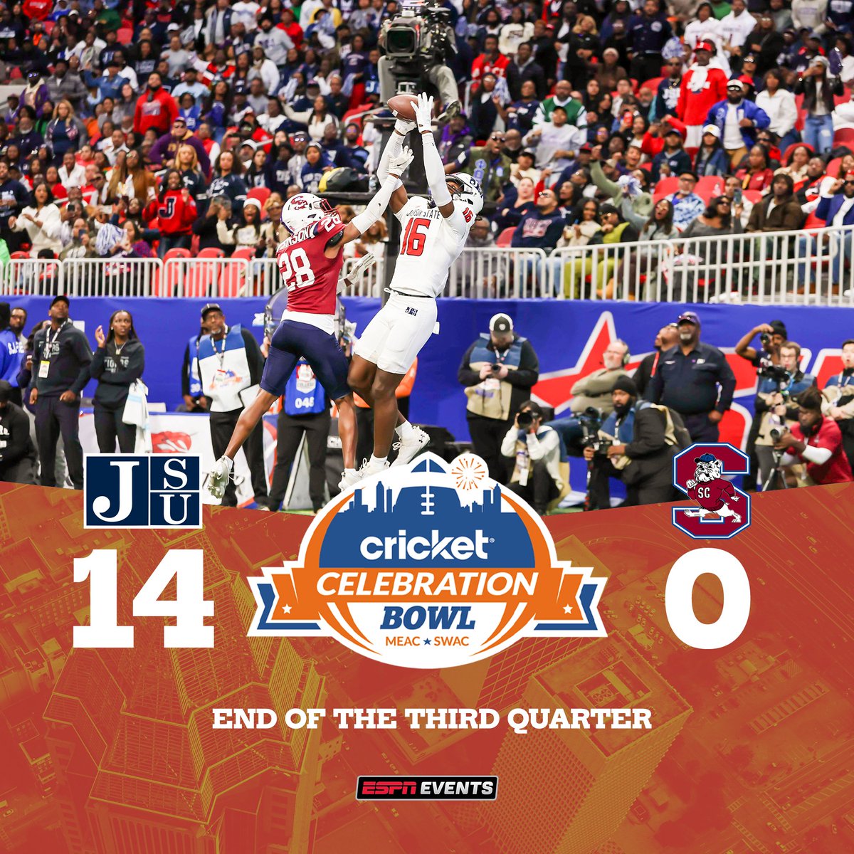 15 minutes left to crown an HBCU National Champion 🏆