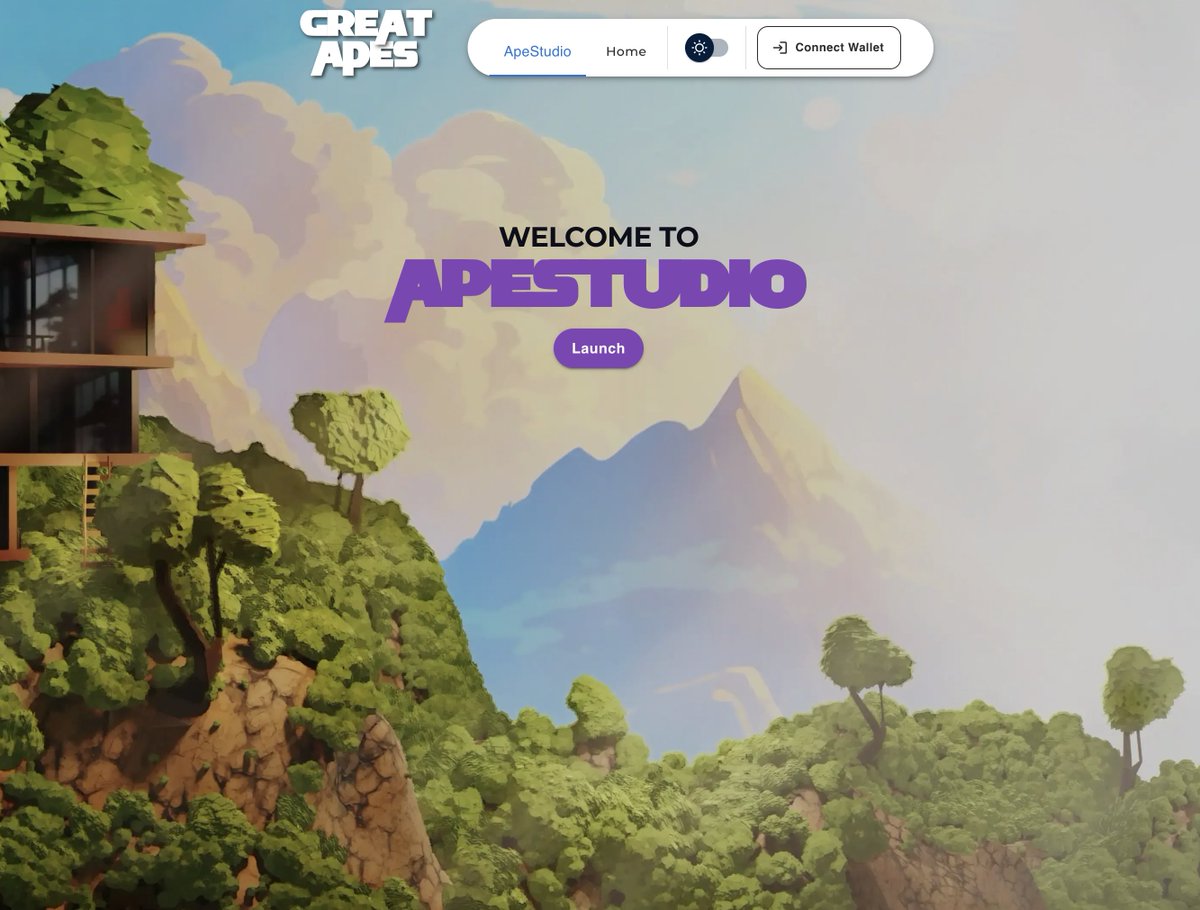ApeStudio is here! 🔥

🍌 Create Animations
🍌 Download 3D Renders
🍌 Access FBX and GLB Files

Available to OG Origin @Grapes on the Ethereum network only!