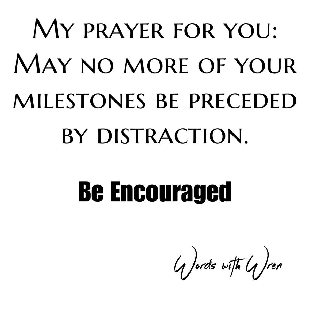 words_with_wren's tweet image. May your distractions not become denials. Be Encouraged.
#wordswithwren #decidedrivepress #positivity #positivevibes #positivemindset #growthmindset #mindset #growth #selflove #selfcare #redemption #distraction #delayisnotdenial #focus #integrity