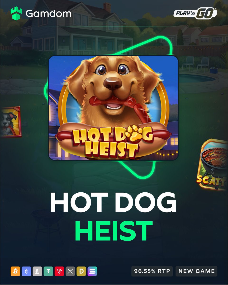 🌭 New Game: Hot Dog Heist by Play'n GO! 🌭

Join the pups on their tasty adventure! 🐾 

Max Win: 2,500x your bet! 🎁

-💚 + 🔄 + Tag a friend + Drop your userID for a chance at FREE spins!

🔗gamdom.com/casino/Hot%20D…