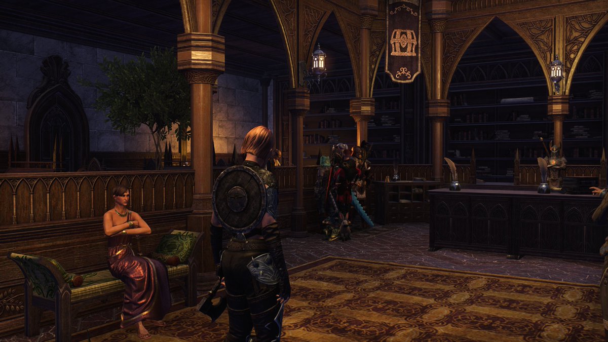 BatLunatic's tweet photo. Faye doesn't like the vibe from Summerset. Everybody is so high classed for her. So, she decided to visit her sister in Solitude. 🙄

"Why is it so cold here?"🥶 She isn't used to winter 

#ElderScrolls #ElderScrollsOnline #ESOFam 
@TESOnline @eso_fam https://t.co/CoPxguWAPs
