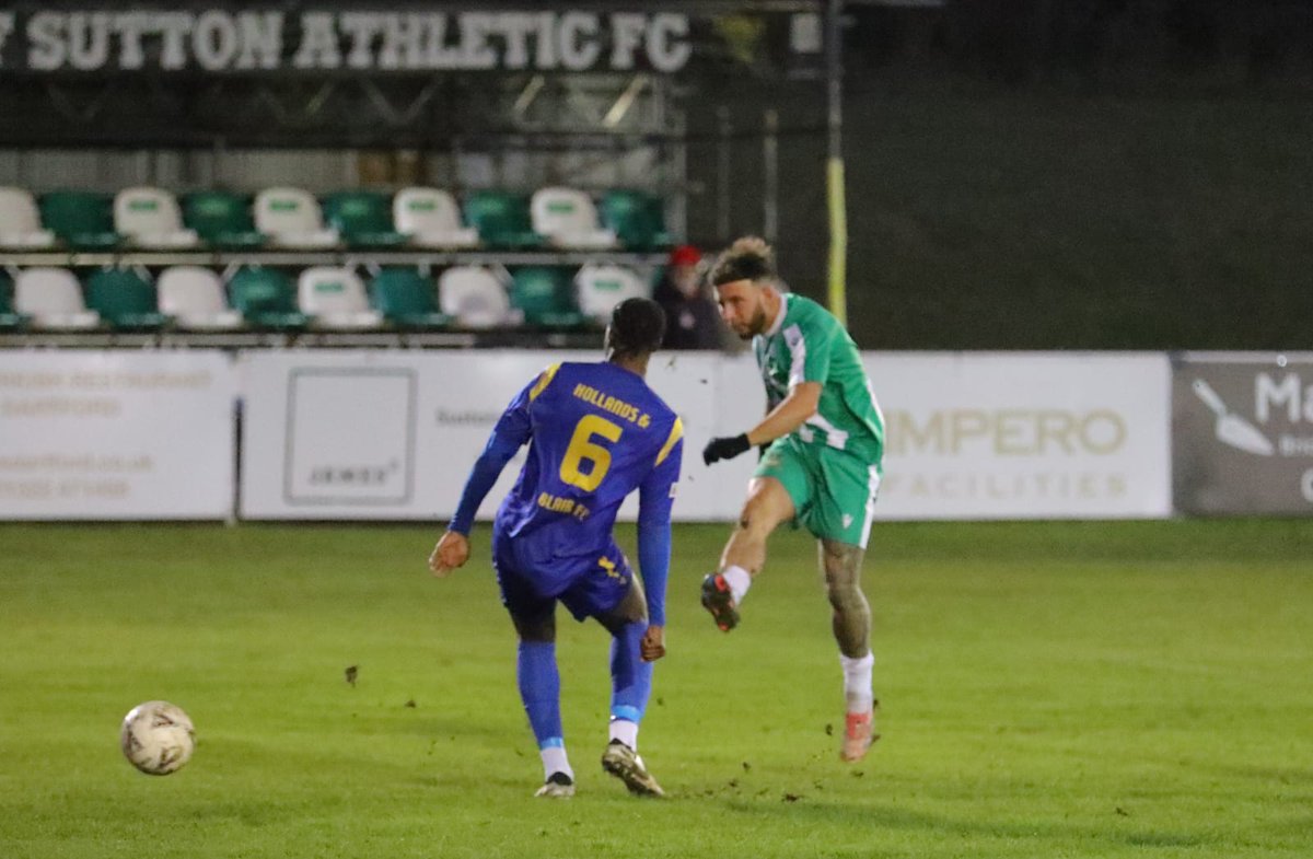Sutton_Athletic's tweet photo. @_TaylorFisher_ with the second which ended up being the difference today. https://t.co/vRMiGhkQHA