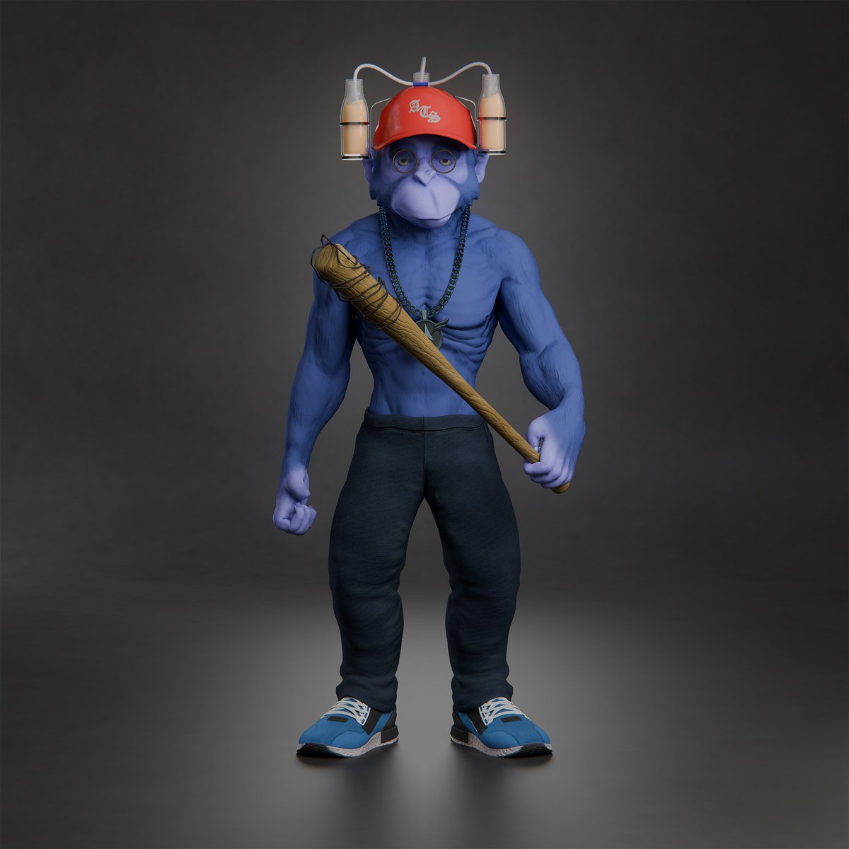 Just downloaded a full 3D resolution render of my original OG <a href="/Grapes/">Grapes</a> on ApeStudio! 

What do you think? 🔥