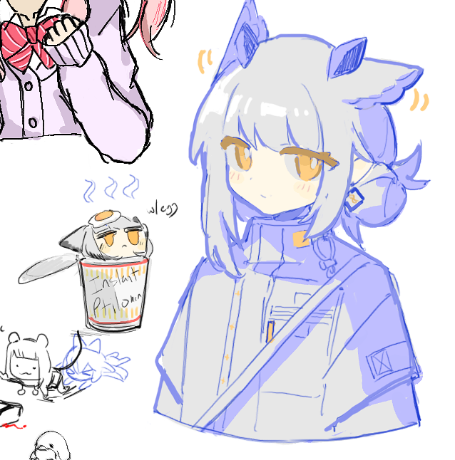 ディルック(原神) ,ガイア(原神) 「long time no blorbo (from drawpile) 」|Ici╹▽╹@ schoolのイラスト