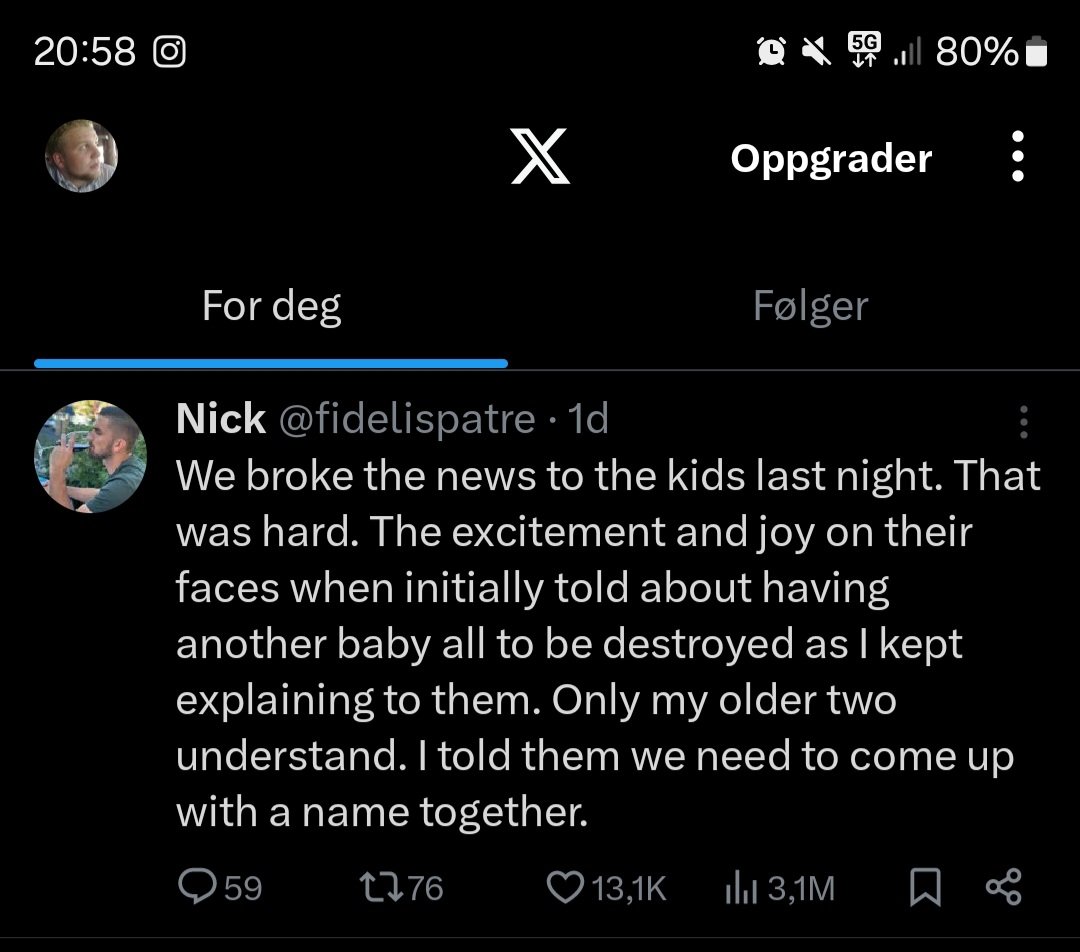 Slik har Twitter blitt - en fyr med 124 følgere, lagde konto september i år, er anti-abort, når 3.1 MILLIONER folk.

Føkk det søpplestedet her