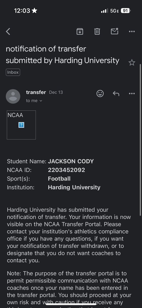I have officially entered the transfer portal. 3 years of eligibility. 

ILB 
6’2 1/2 
245lbs
Dms are open!!