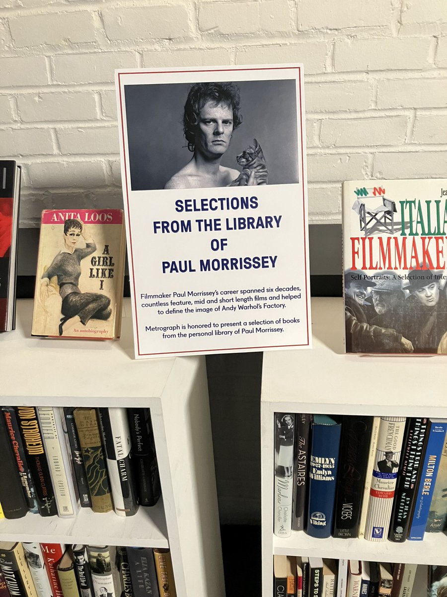 Paul Morrrisey’s film library up for grabs today <a href="/Metrograph/">Metrograph</a> 🌹
